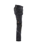 Pantalon X1900 artisan stretch 4D Blåkläder 1998 Gris Foncé/Noir Blaklader - 199816449899C