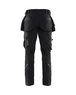 Pantalon X1900 artisan stretch 4D Blåkläder 1998 Noir Blaklader - 199816449900C