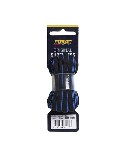 Lacets Blaklader 2468 Noir/Bleu roi Blaklader - 246800009985