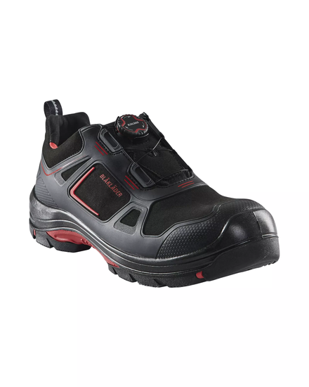 Chaussures de sécurité basses GECKO Blaklader 2471 Noir/Rouge Blaklader - 247100009956