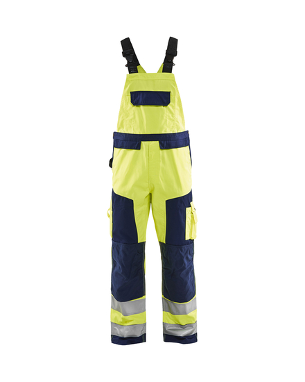 Cotte à bretelles haute-visibilité Blåkläder 2660 Jaune fluo/Marine Blaklader - 266018043389C