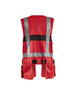 Gilet porte-outil haute-visibilité Blåkläder 3032 Rouge fluo Blaklader - 303218045500