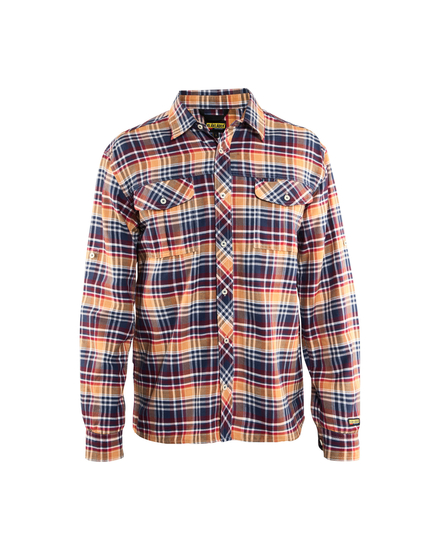 Chemise flanelle Blåkläder 3299 Marine/Orange Blaklader - 329911378954