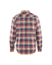 Chemise flanelle Blåkläder 3299 Marine/Orange Blaklader - 329911378954