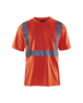 T-shirt haute-visibilité col V Blåkläder 3313 Rouge fluo Blaklader - 331310095500