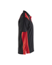 Polo Piqué Blåkläder 3324 Noir/Rouge Blaklader - 332410509956