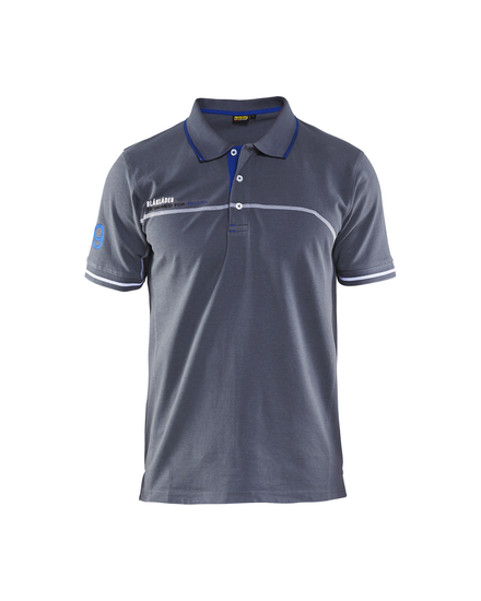 Le Polo Blaklader Blåkläder 3327 Gris clair/Bleu roi Blaklader - 332710509485