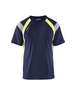 T-shirt détails fluo Blåkläder 3332 Marine/Jaune fluo Blaklader - 333210308833