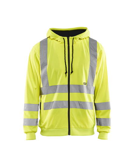 Sweat zippé à capuche haute-visibilité Blåkläder 3346 Jaune fluo Blaklader - 334619743300