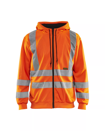 Sweat zippé à capuche haute-visibilité Blåkläder 3346 Orange fluo Blaklader - 334619745300