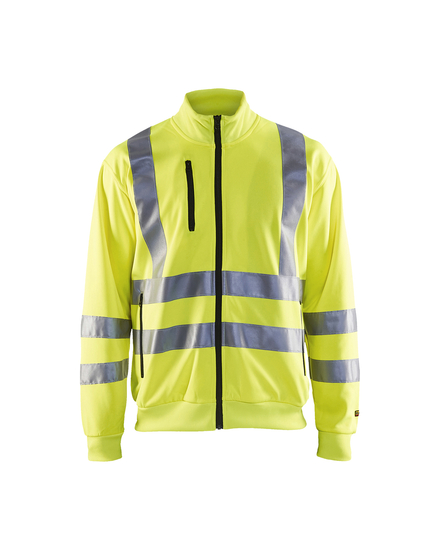 Sweat zippé haute-visibilité Blåkläder 3358 Jaune fluo Blaklader - 335819743300