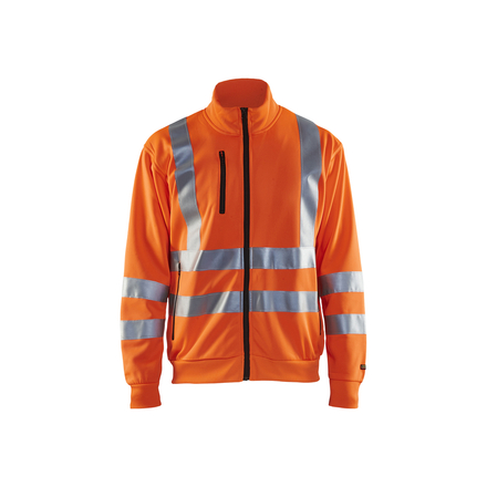 Sweat zippé haute-visibilité Blåkläder 3358 Orange fluo Blaklader - 335819745300