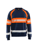 Sweat haute-visibilité Blåkläder 3359 Marine/Orange fluo Blaklader - 335911588953