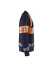 Sweat haute-visibilité Blåkläder 3359 Marine/Orange fluo Blaklader - 335911588953