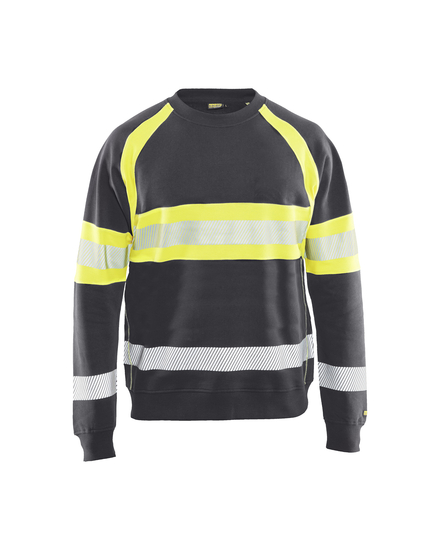 Sweat haute-visibilité Blåkläder 3359 Gris moyen/Jaune fluo Blaklader - 335911589633