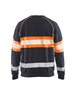 Sweat haute-visibilité Blåkläder 3359 Gris moyen/Orange fluo Blaklader - 335911589653