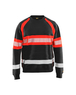 Sweat haute-visibilité Blåkläder 3359 Noir/Rouge fluo Blaklader - 335911589955