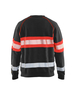 Sweat haute-visibilité Blåkläder 3359 Noir/Rouge fluo Blaklader - 335911589955