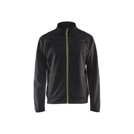 Sweat zippé Blåkläder 3362 Noir/Jaune fluo Blaklader - 336225269933