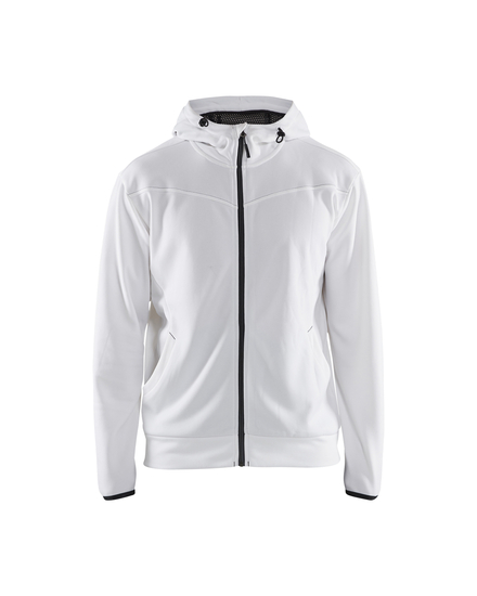 Sweat zippé à capuche Blåkläder 3363 Blanc/Gris foncé Blaklader - 336325261098