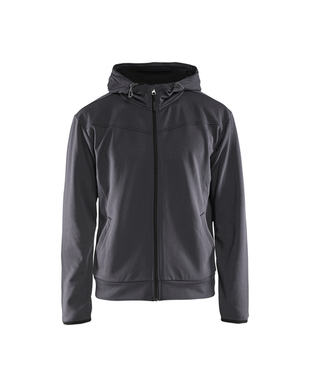 Sweat zippé à capuche Blåkläder 3363 Gris moyen/Noir Blaklader - 336325269699