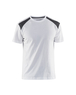 T-shirt bicolore Blåkläder 3379 Blanc/Gris foncé Blaklader - 337910421098