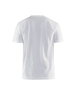 T-shirt bicolore Blåkläder 3379 Blanc/Gris foncé Blaklader - 337910421098