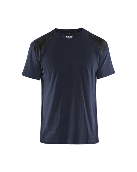 T-shirt bicolore Blåkläder 3379 Marine foncé/Noir Blaklader - 337910428699