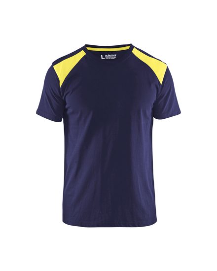 T-shirt bicolore Blåkläder 3379 Marine/Jaune fluo Blaklader - 337910428833