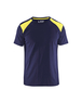 T-shirt bicolore Blåkläder 3379 Marine/Jaune fluo Blaklader - 337910428833
