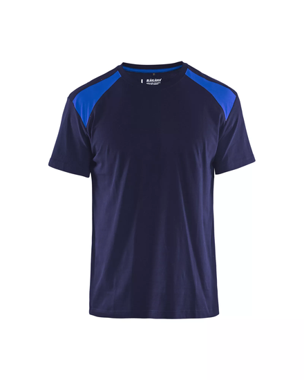 T-shirt bicolore Blåkläder 3379 Marine/Bleu roi Blaklader - 337910428885