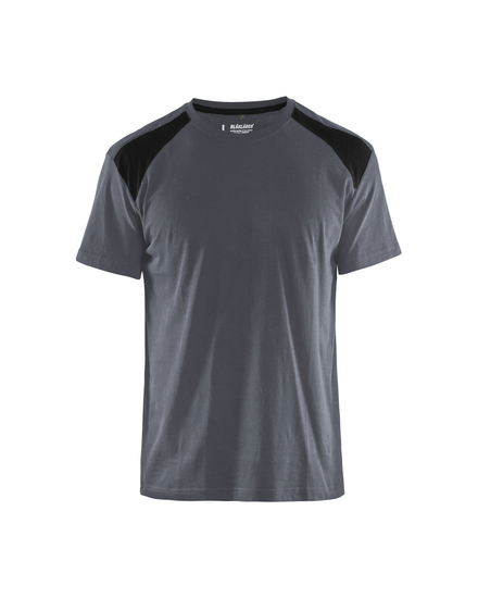 T-shirt bicolore Blåkläder 3379 Gris clair/Noir Blaklader - 337910429499