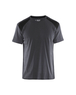 T-shirt bicolore Blåkläder 3379 Gris moyen/Noir Blaklader - 337910429699