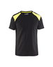 T-shirt bicolore Blåkläder 3379 Noir/Jaune fluo Blaklader - 337910429933