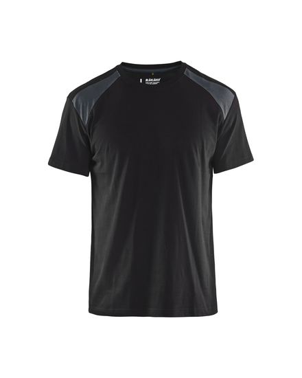 T-shirt bicolore Blåkläder 3379 Noir/Gris foncé Blaklader - 337910429998