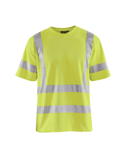 T-shirt col V haute-visibilité anti-UV Blåkläder 3380 Jaune fluo Blaklader - 338010703300