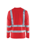 T-shirt manches longues col V haute-visibilité anti-UV Blåkläder 3381 Rouge fluo Blaklader - 338110705500