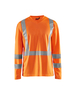 T-shirt manches longues col V haute visibilité anti-UV anti-odeur Blåkläder 3383 Orange fluo Blaklader - 338310115300