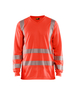 T-shirt manches longues col V haute-visibilité anti-UV Blåkläder 3385 Rouge fluo Blaklader - 338510135500