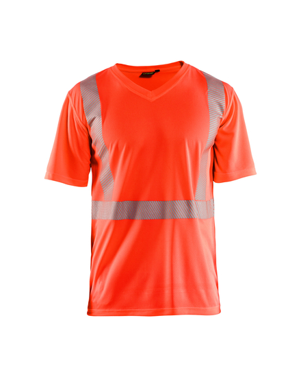 T-shirt haute-visibilité anti-UV Blåkläder 3386 Rouge fluo Blaklader - 338610135500