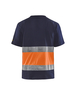 T-shirt haute-visibilité Blåkläder 3387 Marine/Orange fluo Blaklader - 338710308853