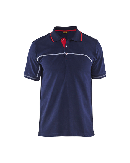 Polo bicolore Blåkläder 3389 Marine/rouge Blaklader - 338910508956