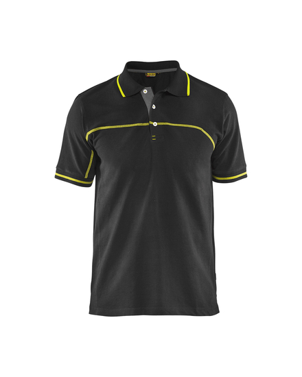 Polo bicolore Blåkläder 3389 Noir/Jaune fluo Blaklader - 338910509933