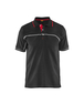 Polo bicolore Blåkläder 3389 Noir/Rouge Blaklader - 338910509956