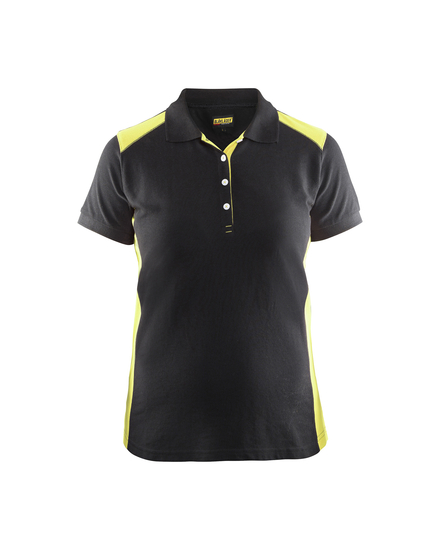 Polo Femme Blåkläder 3390 Noir/Jaune fluo Blaklader - 339010509933
