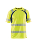 T-shirt haute-visibilité anti-UV Blåkläder 3397 Jaune fluo/Marine Blaklader - 339710133389