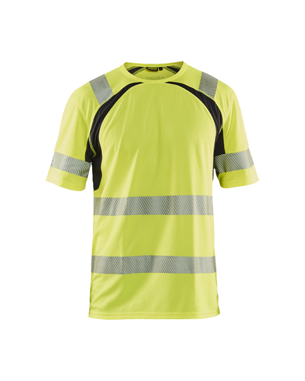 T-shirt haute-visibilité anti-UV Blåkläder 3397 Jaune fluo/Noir Blaklader - 339710133399