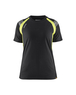 T-shirt détails fluo femme Blåkläder 3402 Noir/Jaune fluo Blaklader - 340210309933