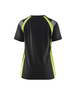 T-shirt détails fluo femme Blåkläder 3402 Noir/Jaune fluo Blaklader - 340210309933
