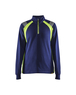 Sweat zippé femme Blåkläder 3403 Marine/Jaune fluo Blaklader - 340311588933